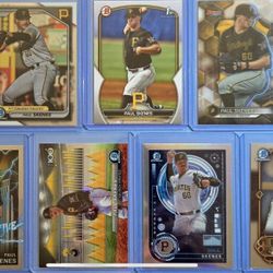 Paul Skenes Lot  7 CARDS TOTAL 