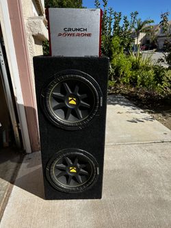 I Have My 12 Inch Kicker Up For Sell and My 1000 Watts Crunch Powerone Amplifier For Sell