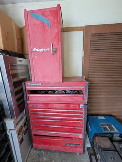 Vintage Snap-On Tool box with side locker - tool chest