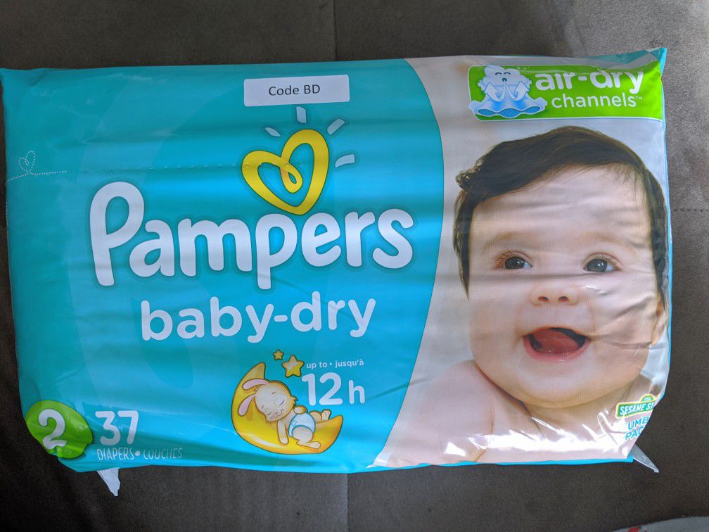 Pampers Baby-dry size 2. 37 count