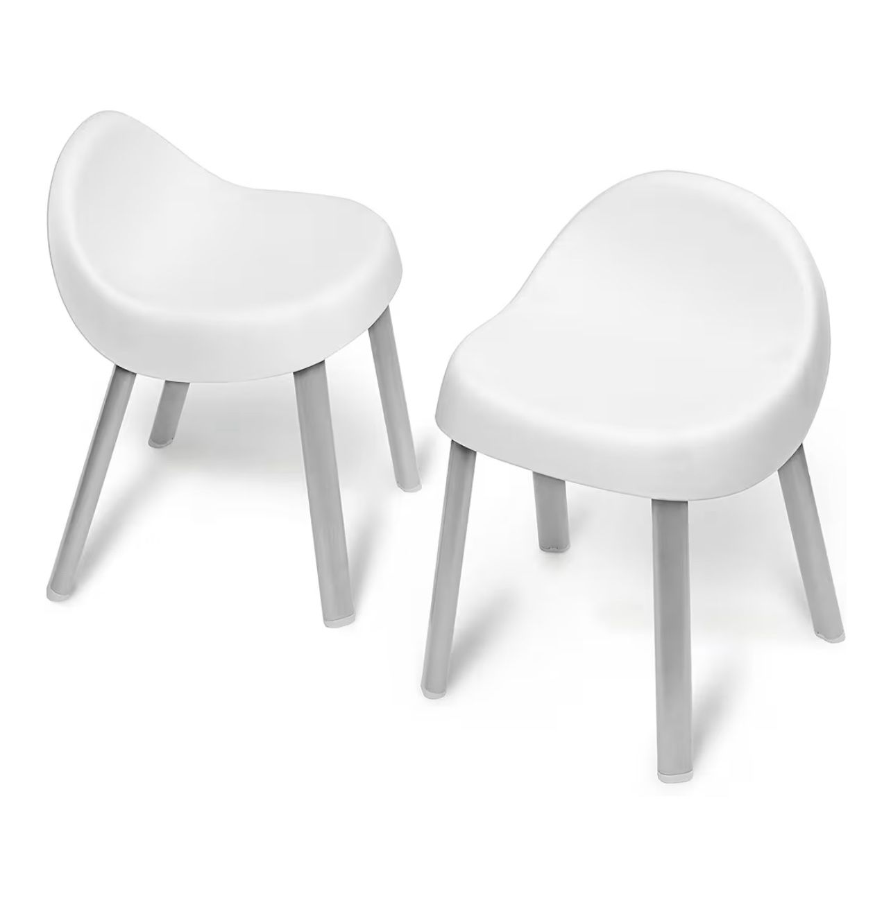 Skip Hop Toddler's Activity Chairs, Set of 2, Metal, White