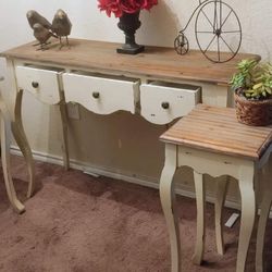 Distressed Entryway And Side Tables 