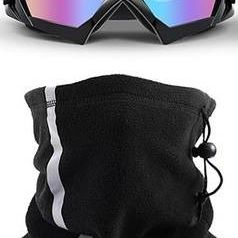 
NEW Snow Ski Goggles + Neck Gaiter Face Cover Winter Warm Set or Skiing Snowboard Motorcycle Reflective For Adult Women Men

Options:

Yellow (1) - 1