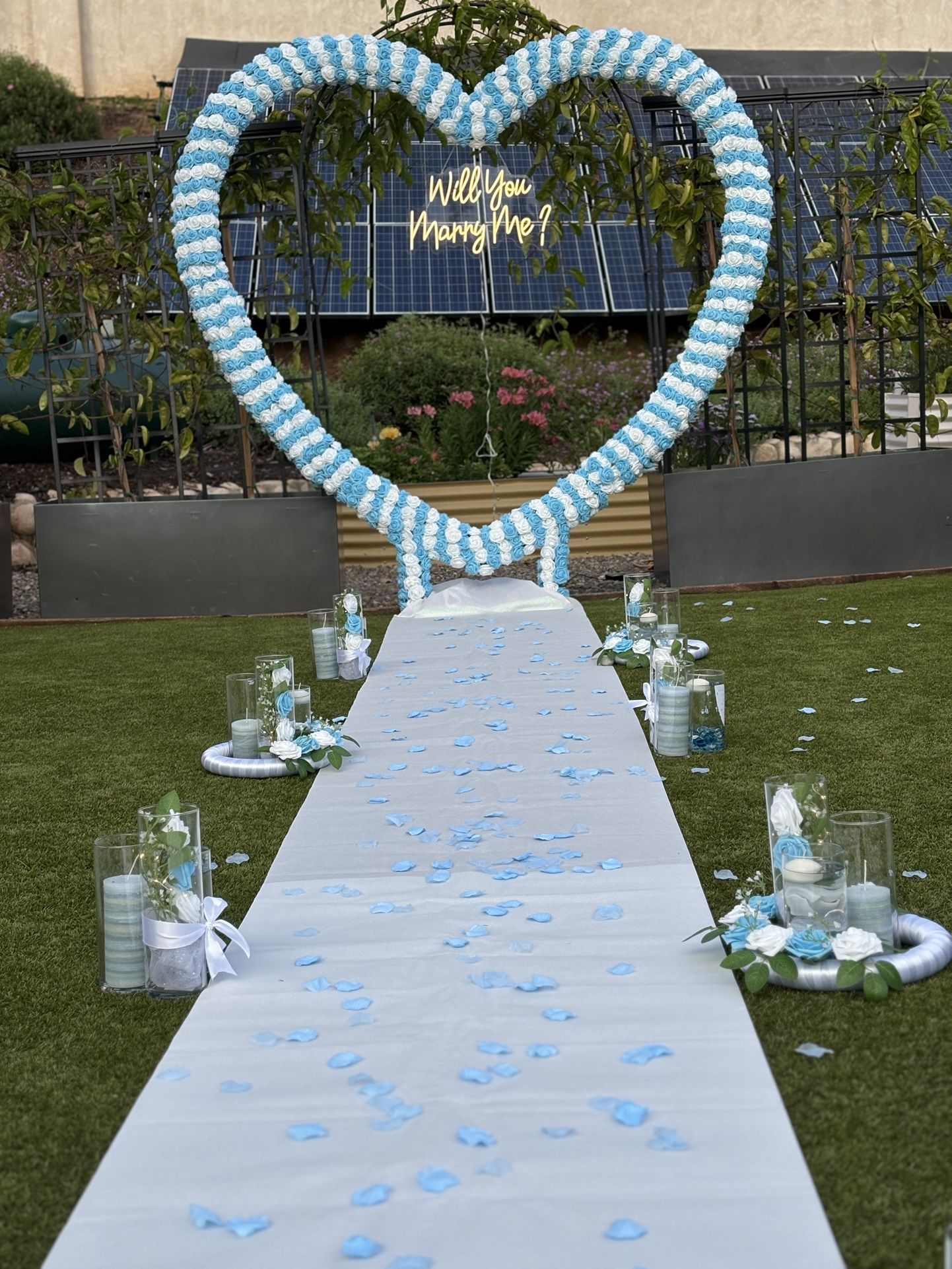 Flower Heart Arch
