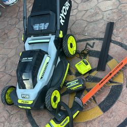 RYOBI 40V HP Brushless 20 in. Cordless Battery Walk Behind Push Lawn Mower with 6.0 Ah Battery and Charger