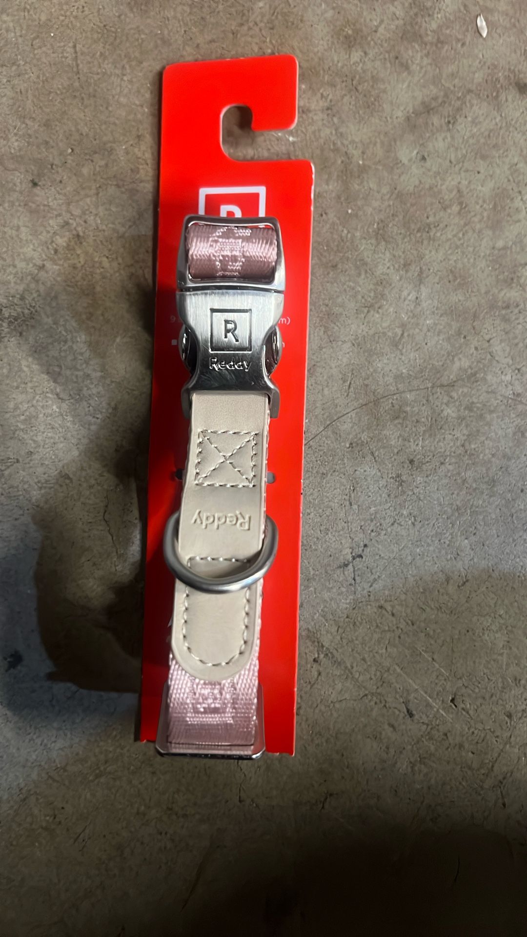 Reddy Pink Jacquard Dog Collar Size S