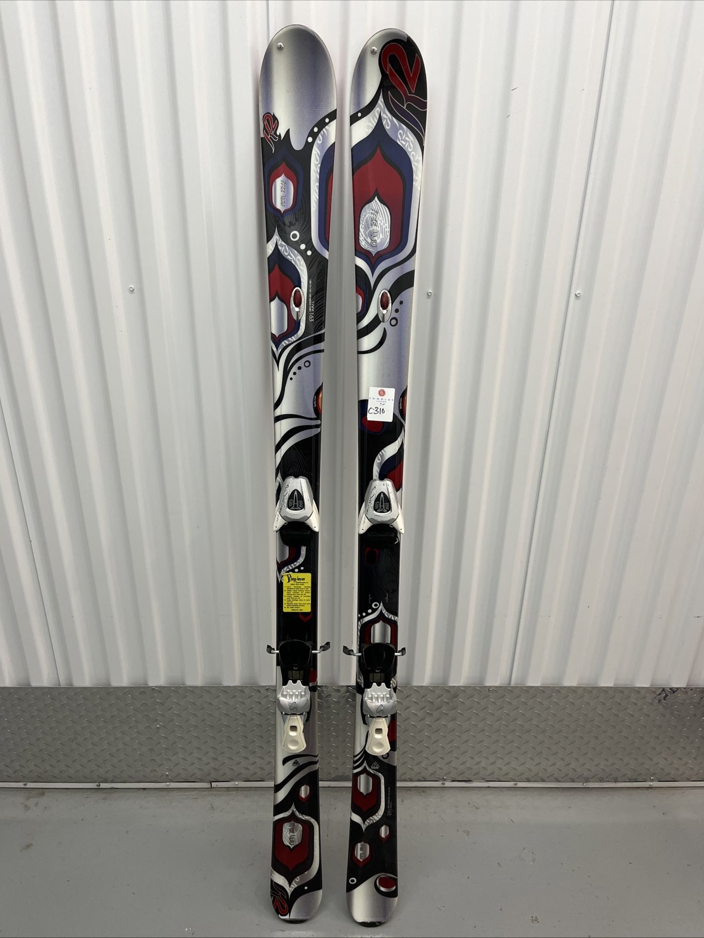 🔥 K2 T9 True Luv 163cm Women's All-Mountain Skis With Salomon Bindings