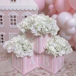 Gorgeous Baby Shower it’s A girl Decor Flowers Center Piece 