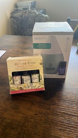 Sharon Essential Oil Fan Diffuser Includes Essential Oils