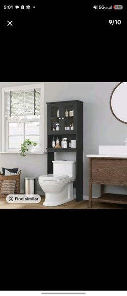 Black Bathroom Shelves/Organizer