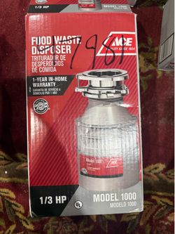 New Ace hardware garbage disposal