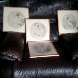 4 Japanese Watercolors