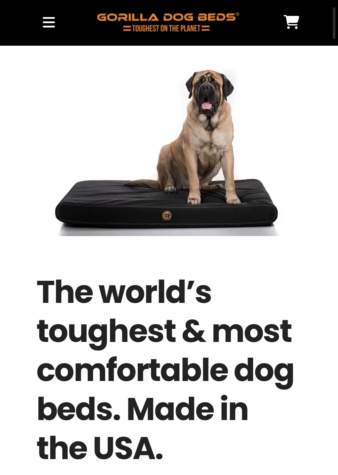 Chew Proof Dog Bed