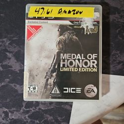 PS3 MEDAL OF HONOR