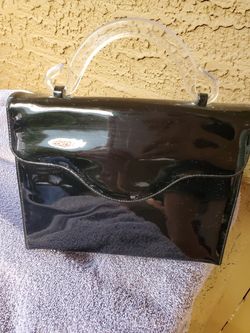 Patent leather clutch/purse