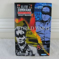 Elite Command Collector's Series World War 2 Diecast Soldiers 8pc Set


