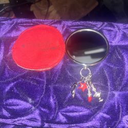 Macys Born To Shop Compact Mirror With 4 Charms