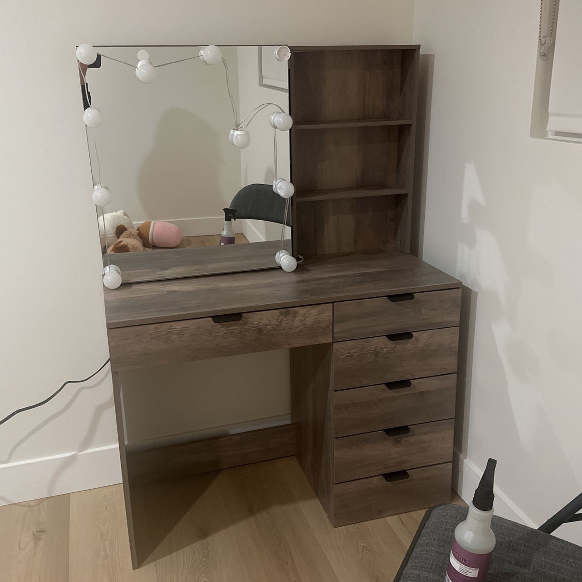 Makeup Vanity With Chair New 