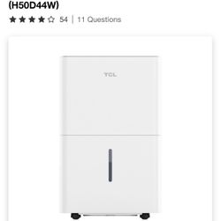 TCL 4500 sq ft Smart Dehumidifier – $125 (Like New!)