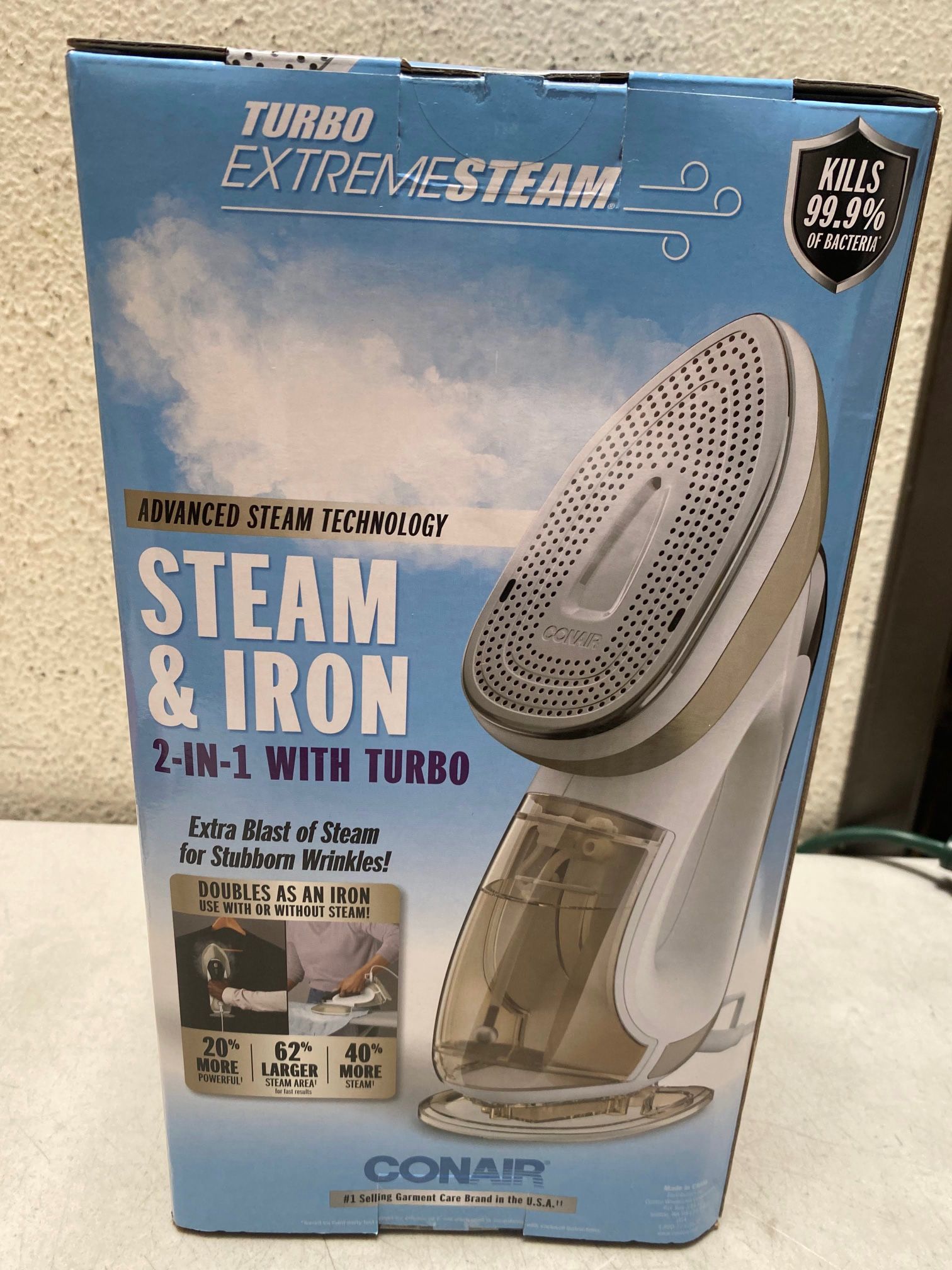 Conair ExtremeSteam 2-in-1 Handheld Steamer & Iron