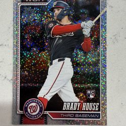 2026 Topps Celebration Brady House RC Confetti Foil #170 Nationals Rookie