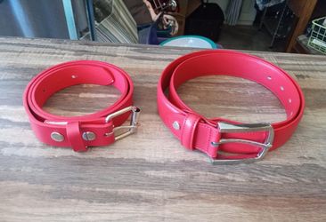 ADULT AND CHILD RED BELTS TAKE BOTH FOR $5