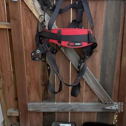 3M Protecta Black Comfort Construction Style Positioning Harness & 3M PROTECTA Shock-Absorbing Lanyard: Tubular Webbing, Steel Rebar Hook, Steel Snap