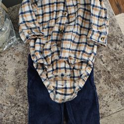 Carters Baby Boy Outfit Newborn Size