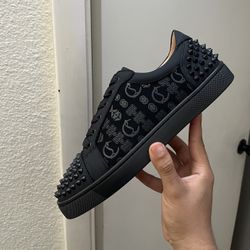 New Red Bottom With Design On The Sides 