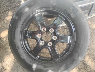 SR5 2025 4Runner 6th gen's spare tire wheel 175 /90D18
