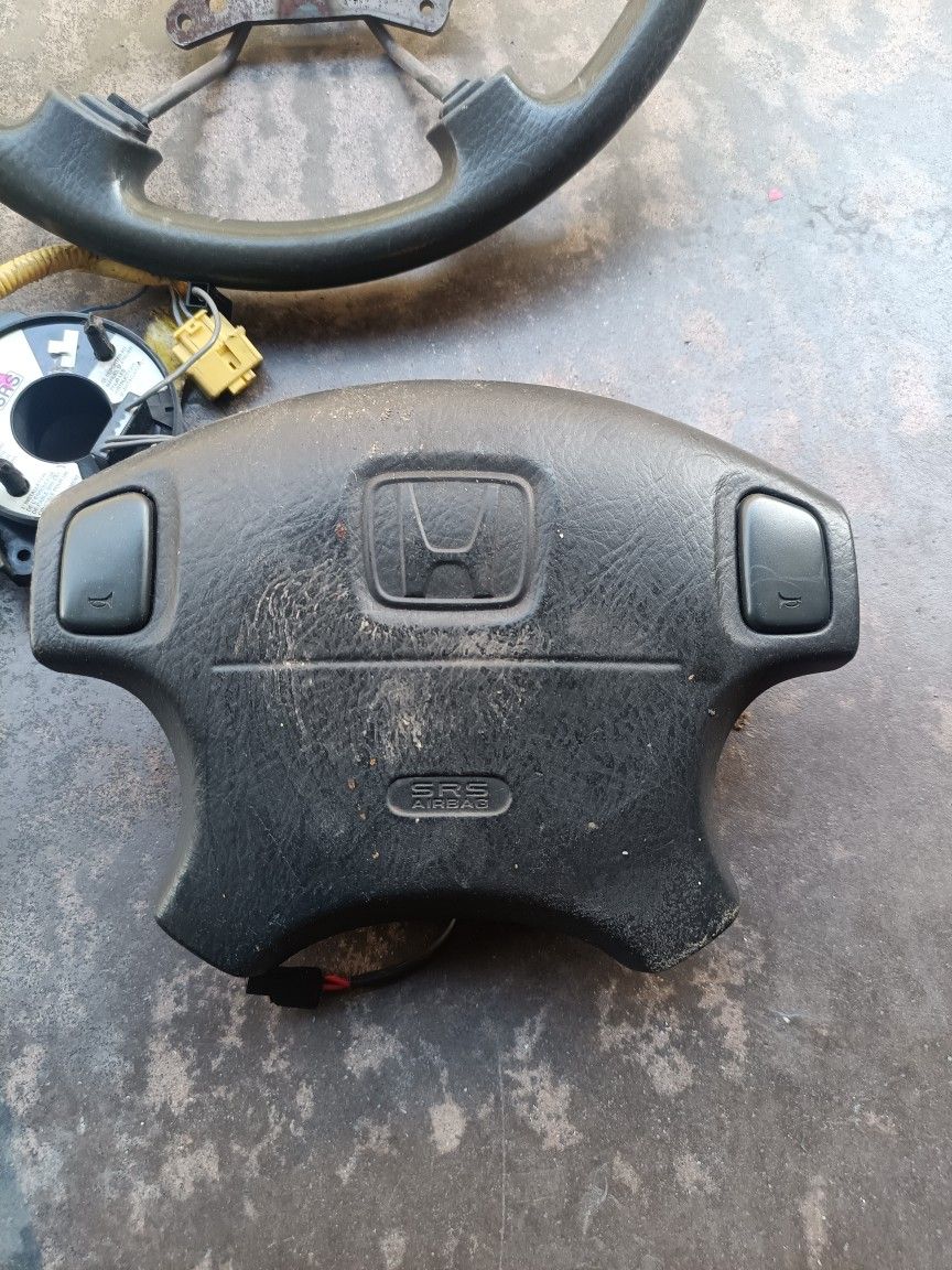 96 Honda Civic Hatchback Steering Wheel And Airbag
