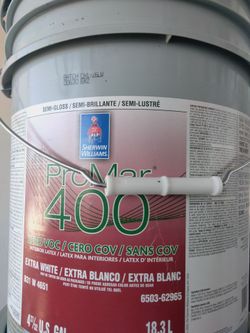 Interior paint Extra white semi-gloss