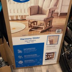 Baby Relax Harmony Glider Rocker Nursery Chair 