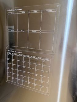 Acrylic Magnetic Calendars