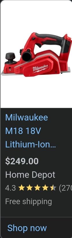 Millwakee Planer And Grinder New