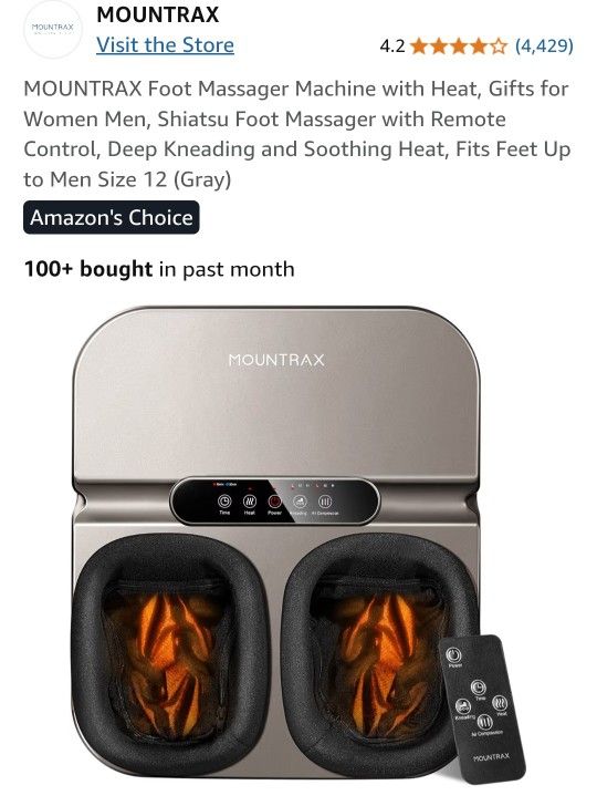 NEW FOOT MASSAGER WITH HEAT
