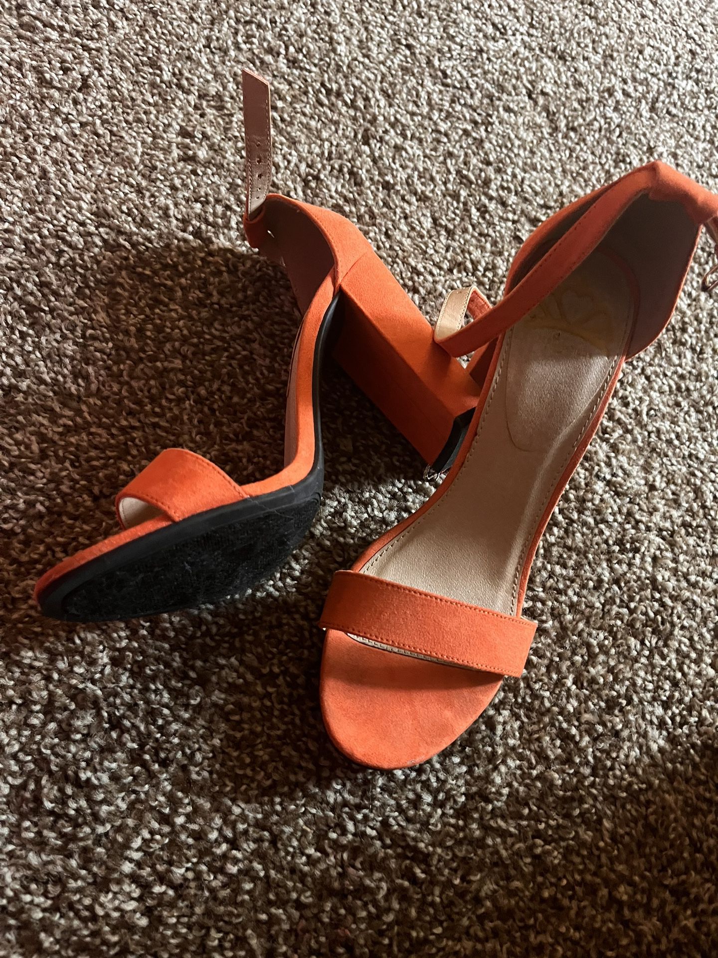 orange heels 