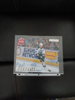 Signed Paul Ysebaert Picture