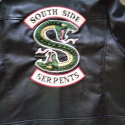 South Side Serpents Leather Jacket/Womens