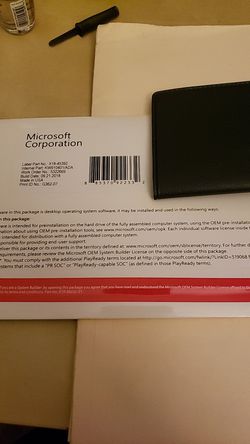 Sealed Original Packaging Microsoft Windows 10 Home software disc.