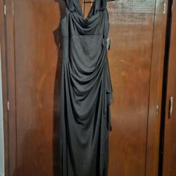 Women's Black Evening Gown/dress
