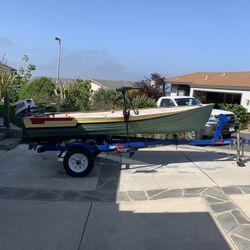BOAT 12’ Aluminum w/9.9 Honda 4 Stroke