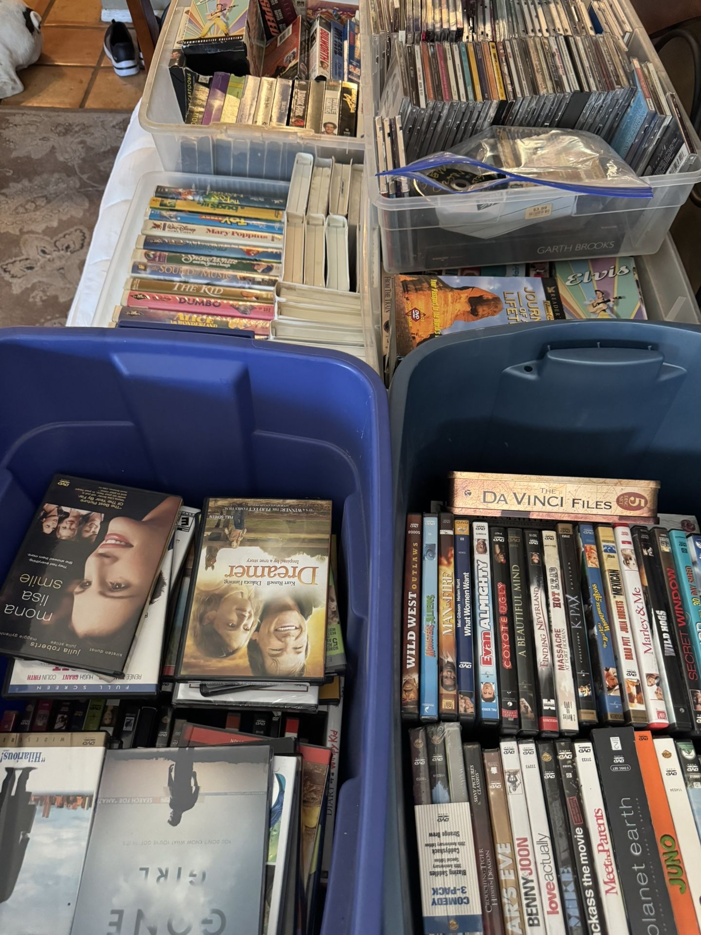 Misc Dvd’s, CD’s, VHS Tapes
