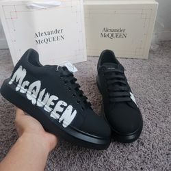 Alexander McQueen Oversized Graffiti Black