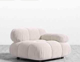 Rove Concepts Boucle Chair + Ottoman 
