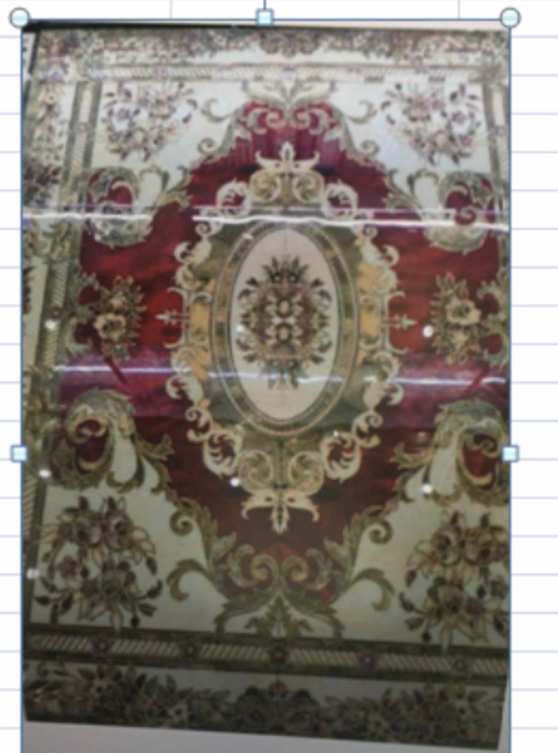 Porcelain floor medallions