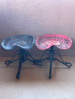 Tractor Seat Stools Set of 2
