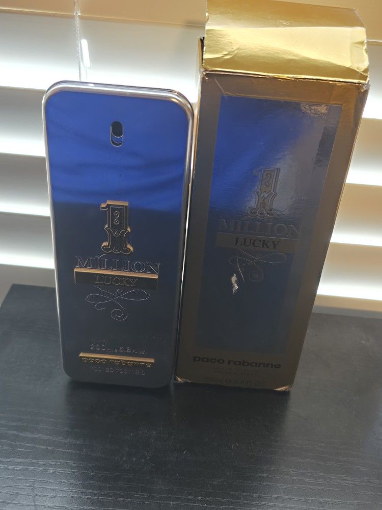 1 Million Paco Rabanne Lucky 6.8 fl Empty Scent Bottle