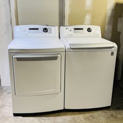 Set LG Heavy Duty Washer Machine And Gas Dryer Everything Works We Deliver 