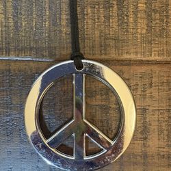Silver Peace Necklace